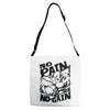 no pain no gain (2) Adjustable Strap Totes