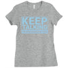 keep talking i m diagnosing you Ladies Fitted T-Shirt