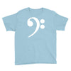 bass cleff funny Youth Tee