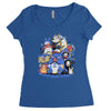 creatures spirits and friends Women's Triblend Scoop T-shirt