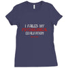 failed psych evaluation Ladies Fitted T-Shirt