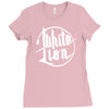 white lion Ladies Fitted T-Shirt