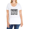 friends Ladies Curvy T-Shirt