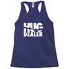 hug dealer love Racerback Tank