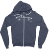 original art sketch coupe Zipper Hoodie