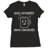 over caffeinated Ladies Fitted T-Shirt