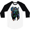 polygonal owl 3/4 Sleeve Shirt