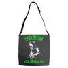 tyler durden will save us all fight club anarchist Adjustable Strap Totes