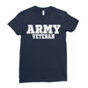 army veteran Ladies Fitted T-Shirt