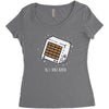 space heater Women's Triblend Scoop T-shirt