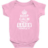 Keep Calm And Let Aaron Handle It Baby Onesie