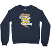 solemnly pizza Crewneck Sweatshirt