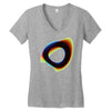 orbital wonky style Women's V-Neck T-Shirt