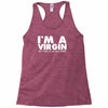 i'm a virgin but this is an old shirt Racerback Tank