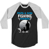 Papa And Son Fishing Partners For Life 3/4 Sleeve Shirt