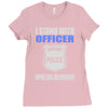 i stand with officer Ladies Fitted T-Shirt