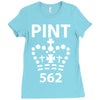 british pint funny Ladies Fitted T-Shirt