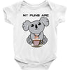 my puns are Baby Bodysuit