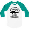 New Poppy 2018 Rokie Dept. 3/4 Sleeve Shirt