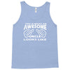this is what an awesome uncle looks like   mens funny father's day Tank Top