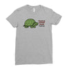 normal ass turtle Ladies Fitted T-Shirt