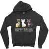 happy meowr Zipper Hoodie