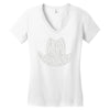 what in tarnation cowboy hat Women's V-Neck T-Shirt