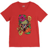 boba flower V-Neck Tee