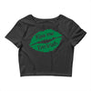 kiss me i am irish Crop Top