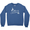 merry christmas flower Crewneck Sweatshirt