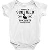 Property of Scofield, Fox River, State Penitentiary Baby Onesie