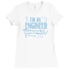 i`m an engineer so to save time lets assume i`m right Ladies Fitted T-Shirt