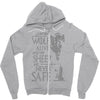 thrones wolf Zipper Hoodie