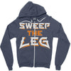 sweep the leg Zipper Hoodie
