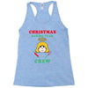 christmas baking team crew angel Racerback Tank