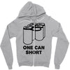 one can short Zipper Hoodie