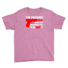 packing heat   i'm hot Youth Tee
