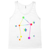 libra rainbow sign Tank Top