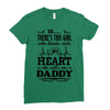There's This Girl Who Stole My Heart She Calls Me Daddy Ladies Fitted T-Shirt