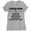 Capricorn Woman Ladies Fitted T-Shirt