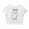 i can't sleep Crop Top