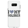i love my soldier navy camouflage Samsung Galaxy S8 Case