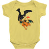 dragon duel collide Baby Bodysuit