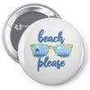 Beach Please Pin-back button