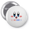 kirby gamer geek snes Pin-back button