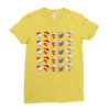 christmas animal Ladies Fitted T-Shirt