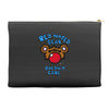 red nosed bear Accessory Pouches