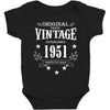 original parts vintage established 1951 perfectly aged Baby Bodysuit