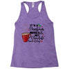 it's a christmas movies and hot chocolate kind of day Racerback Tank