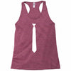skinny white tie Racerback Tank